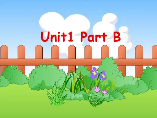 人教版(PEP)三年级英语上册Unit1 Hello PartB优质课件