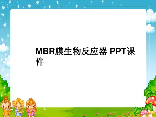 MBR膜生物反应器 PPT课件