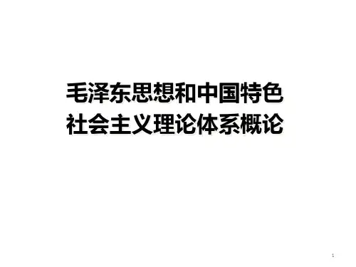社会主义改造的理论PPT课件