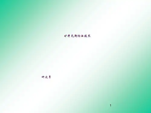 矿井瓦斯防治技术ppt课件