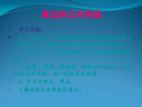 第二单元公共利益