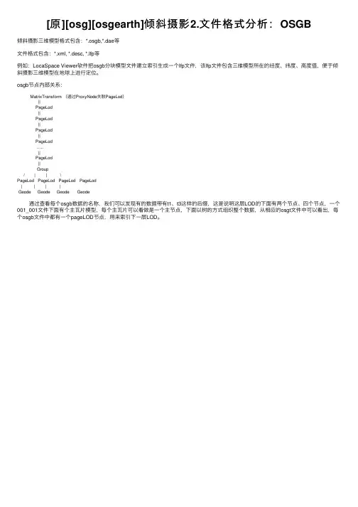 [原][osg][osgearth]倾斜摄影2.文件格式分析：OSGB