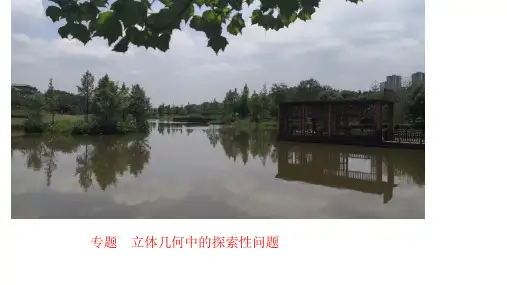 微专题4：+立体几何中的探索问题+2022-2023学年高一下学期数学人教A版(2019)必修第二册