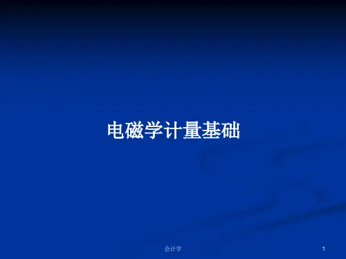 电磁学计量基础PPT学习教案