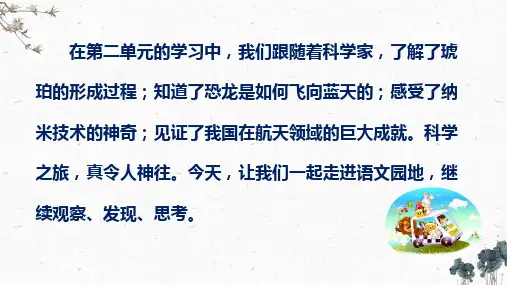 《语文园地二》课件-2022-2023学年语文四年级下册(部编版)