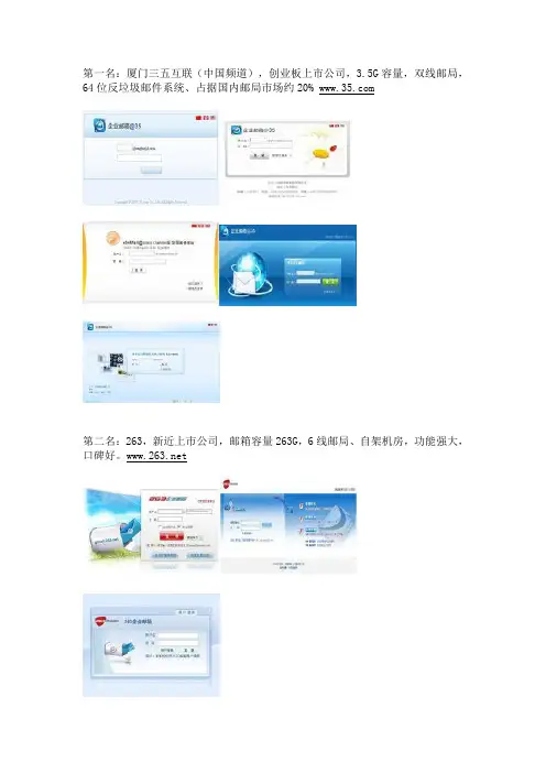 企业邮箱服务商大全