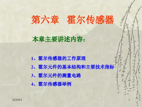 霍尔效应原理图 PPT课件