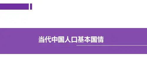 当代中国人口基本国情
