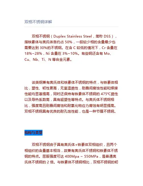 双相不锈钢详解