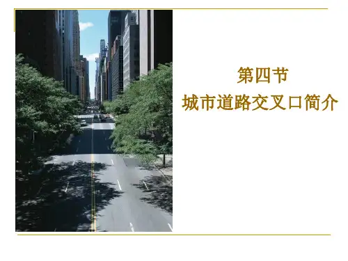 5第四~六节 城市道路交叉口、城市道路排水简介、路面结构.ppt