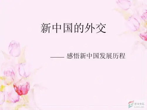 新中国的外交PPT