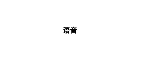 小升初复习语音(课件)人教PEP版英语六年级下册