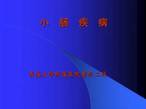 普外科课件 小肠疾病--【汉魅HanMei—医学专区分享】