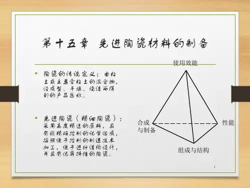 先进陶瓷材料的制备
