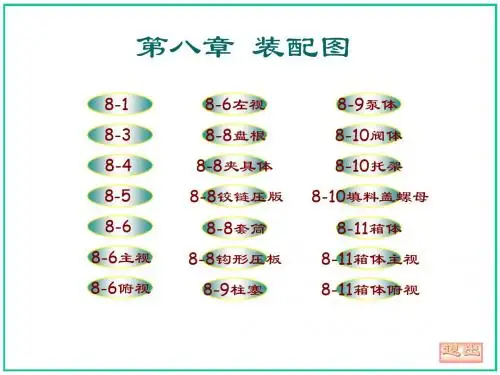 大连理工大学机械制图习题集答案c8