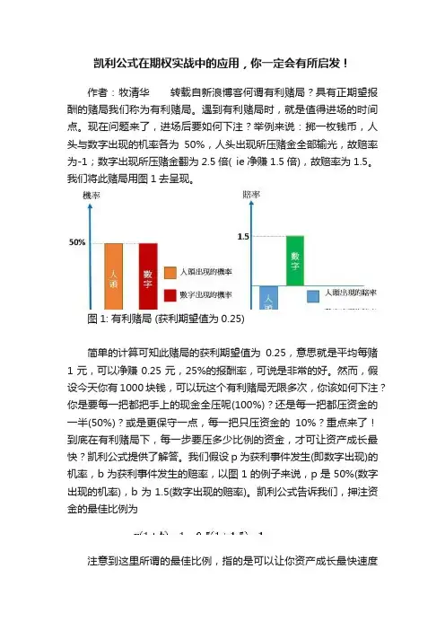 凯利公式在期权实战中的应用，你一定会有所启发！
