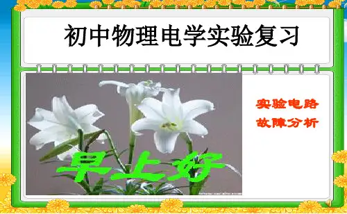 实验电路故障分析