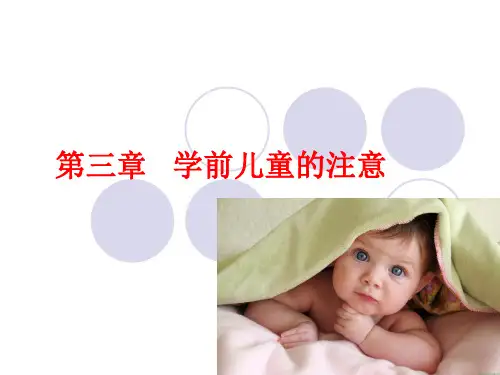 学前心理学 3注意