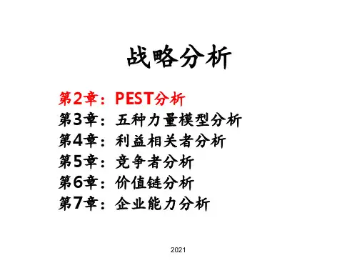 PEST分析PPT课件