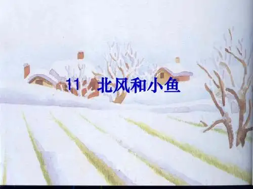 《北风和小鱼》教学课件