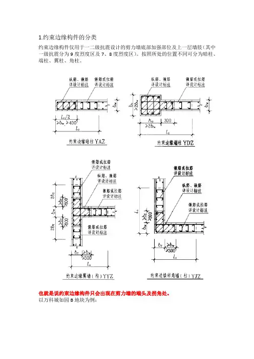 约束边缘构件的判断方法