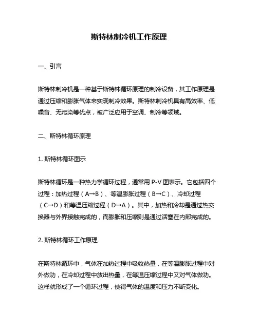 斯特林制冷机工作原理