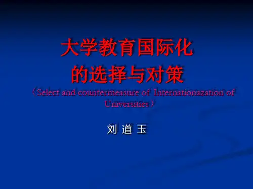 大学教育国际化(精)