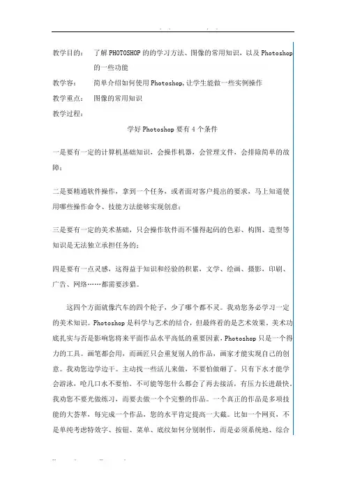 PHOTOSHOP课件