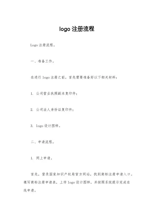 logo注册流程