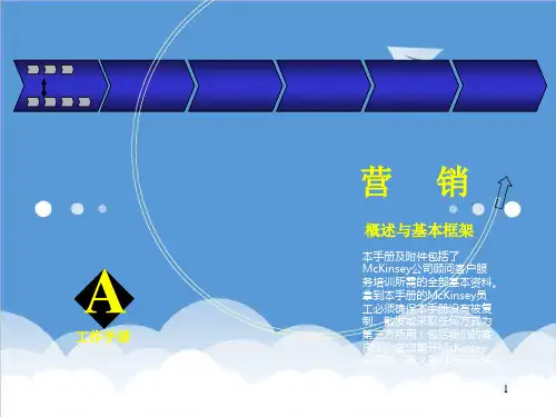 企业管理手册-麦肯锡培训手册营销管理 精品