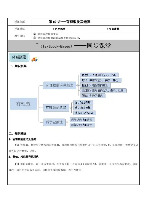 有理数及其运算教案