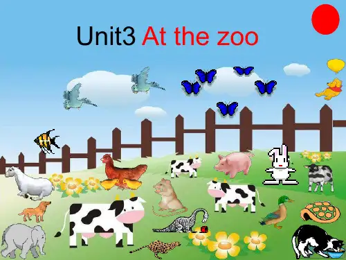 新版PEP三年级英语下册unit 3At the zoo A.Let's_learn课件