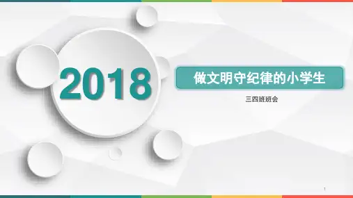 做文明守纪律的好学生ppt课件