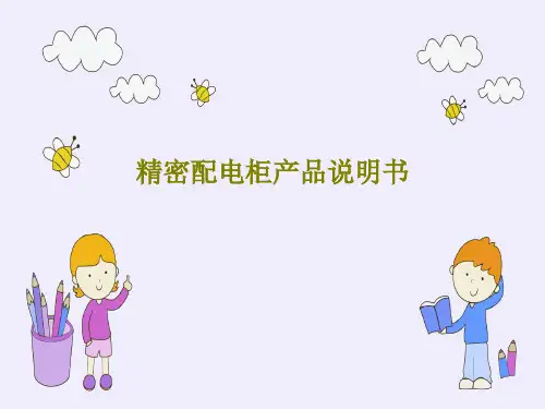 精密配电柜产品说明书PPT39页