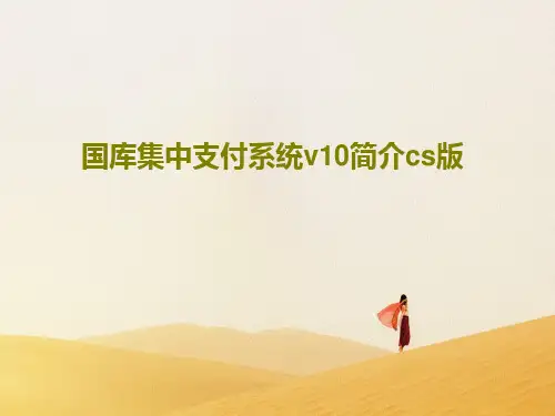 国库集中支付系统v10简介cs版共34页文档