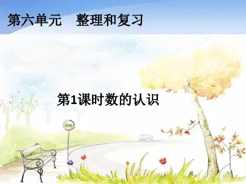 六年级下册数学课件第六单元 整理与复习 第1课时 数的认识∣人教新课标(秋) (共9张PPT)
