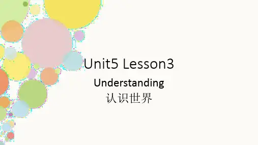 北师大版高中英语选修二Unit5 Lesson3