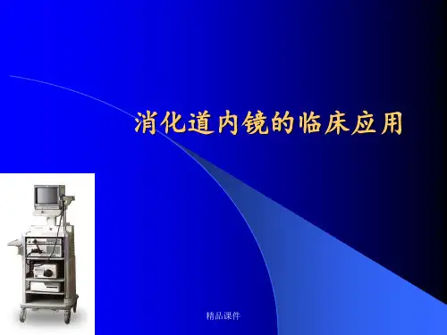 消化道内镜的临床应用ppt课件
