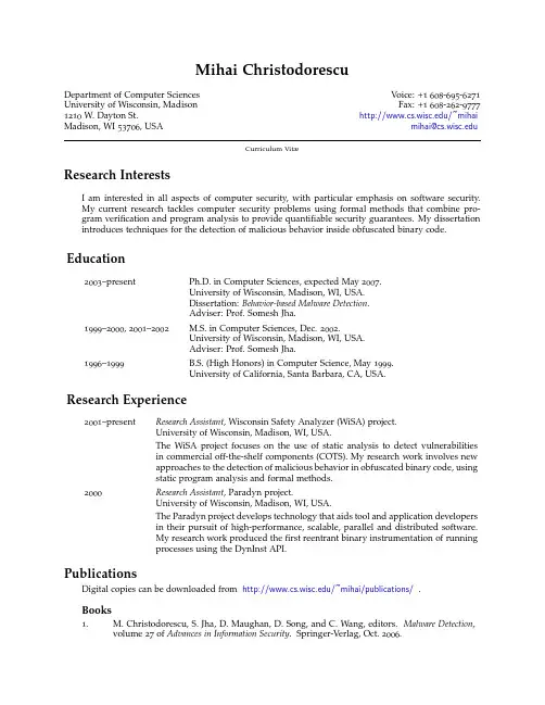 Research Interests