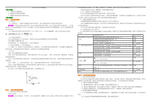 化学反应的限度
