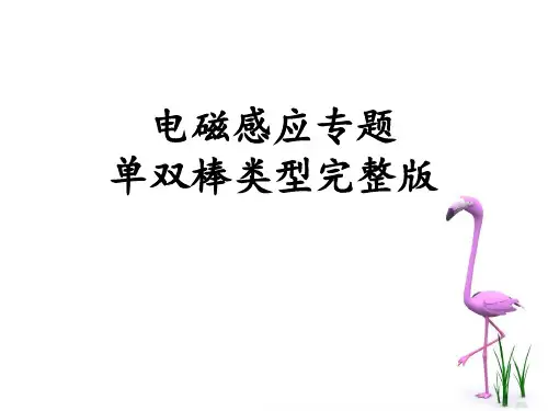 完整优化版电磁感应单双棒专题..PPT课件
