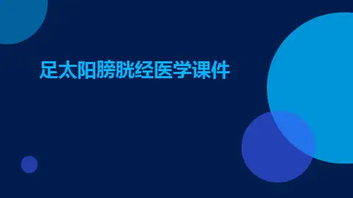 足太阳膀胱经医学课件