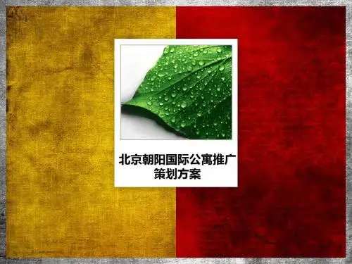 2019北京某国际公寓推广的的策划的方案-精选文档