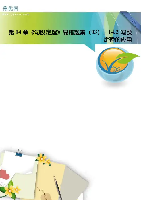 《勾股定理》易错题集