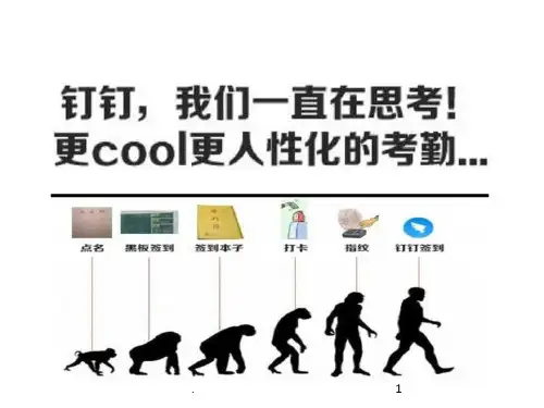 钉钉考勤使用说明PPT课件