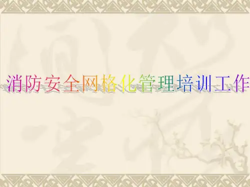 乡镇街道消防安全网格化管理