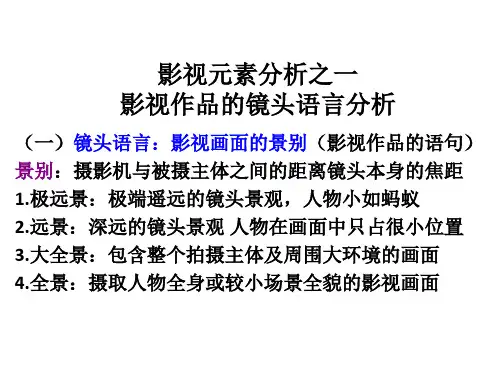 影视元素分析之一