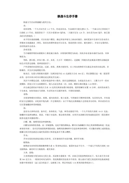 核战争生存手册