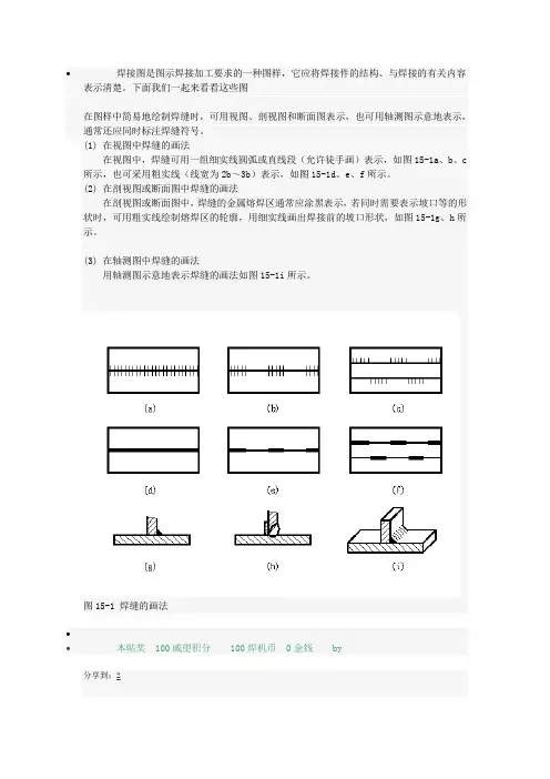 图文并茂教你认识焊接图
