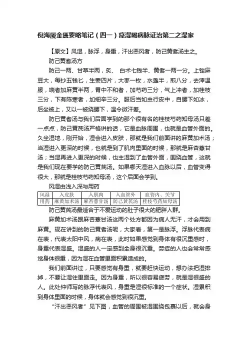 倪海厦金匮要略笔记（四一）痉湿暍病脉证治第二之湿家